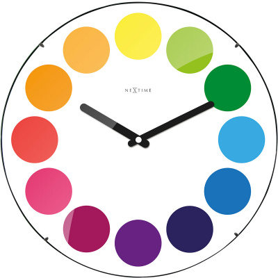 Zegar ścienny Dots Dome Nextime 35 cm 3166