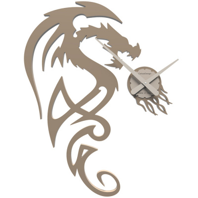 Zegar ścienny Dragon CalleaDesign caffelatte 10-323-14