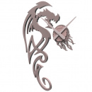 Zegar ścienny Dragon CalleaDesign terakota 10-323-24