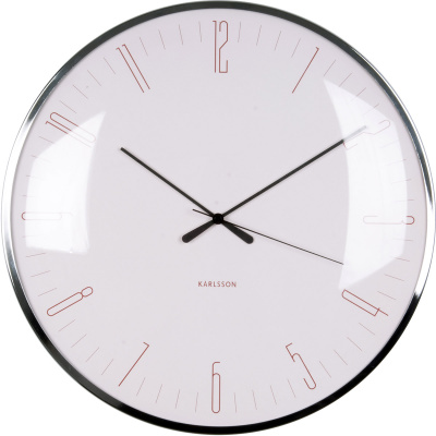 Zegar ścienny Dragonfly Karlsson różowy KA5623PIoff