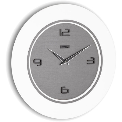 Zegar ścienny duży, szary 58,6 cm Circulum Incantesimo design 171 GR