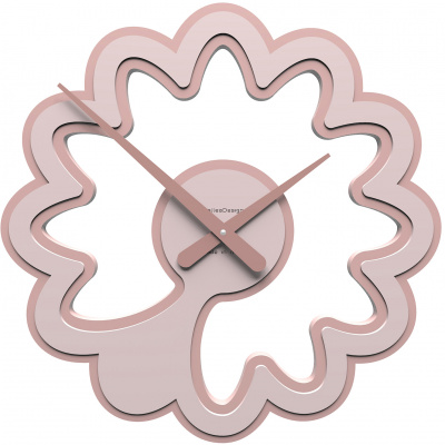 Zegar ścienny Ely CalleaDesign jasnoróżowy 10-108-31