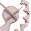 Zegar ścienny Ely CalleaDesign jasnoróżowy 10-108-31