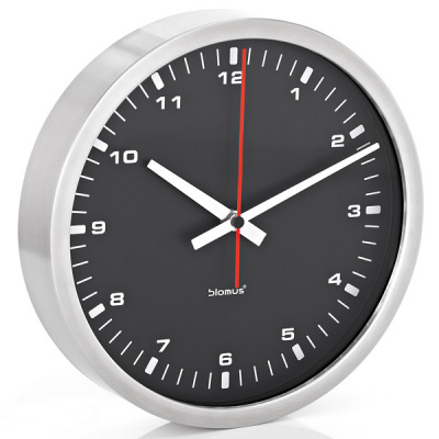 Zegar ścienny Era Blomus czarny 24cm B63212