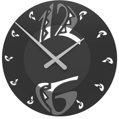 Zegar ścienny Ethnic CalleaDesign czarny 10-109-05