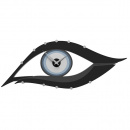 Zegar ścienny Eye CalleaDesign błękitny 10-115-41