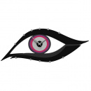Zegar ścienny Eye CalleaDesign fuksja 10-115-72