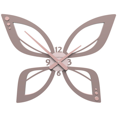 Zegar ścienny Farfy CalleaDesign szara śliwka 10-103-34