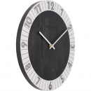 Zegar ścienny Flare Nextime srebrny 3198 ZI