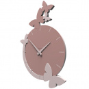 Zegar ścienny Flight of the Butterflies CalleaDesign niebieski 50-10-3-44