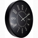 Zegar ścienny fluorescencyjny 35 cm Luminous Nextime czarny 3261 ZW