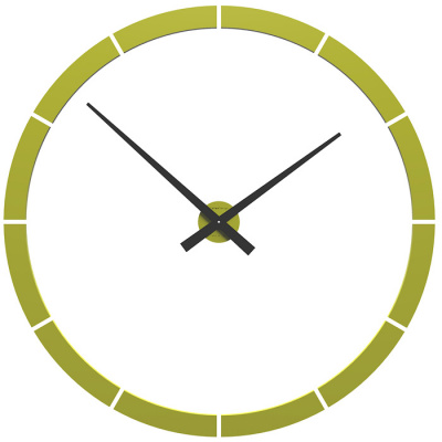 Zegar ścienny Giotto CalleaDesign cedrowo-zielony 10-316-51