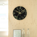 Zegar ścienny Glass Clock Karlsson czarny marmur KA5618BK