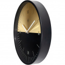 Zegar ścienny Half złoto-czarny nXt 30 cm 7335