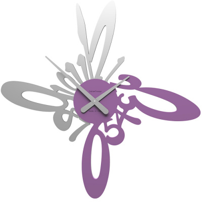 Zegar ścienny Harmonic CalleaDesign fioletowy 10-113-73