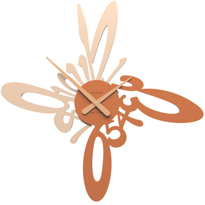 Zegar ścienny Harmonic CalleaDesign terakota 10-113-24