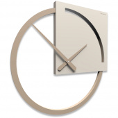 Zegar ścienny Karl CalleaDesign lniany 10-124-11