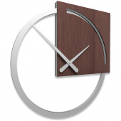 Zegar ścienny Karl CalleaDesign wenge 10-124-89