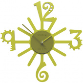 Zegar ścienny Kids CalleaDesign cedrowo-zielony 10-007-51