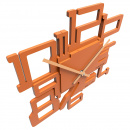 Zegar ścienny Kron CalleaDesign błękitny 10-003-41