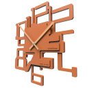 Zegar ścienny Kron CalleaDesign cedrowo-zielony 10-003-51