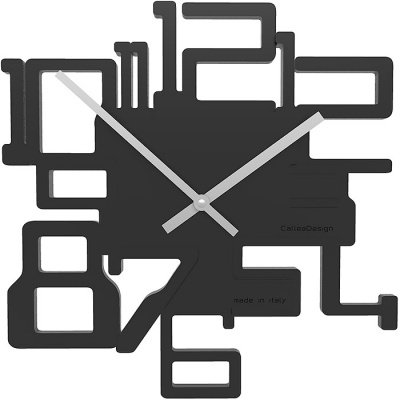 Zegar ścienny Kron CalleaDesign czarny 10-003-05