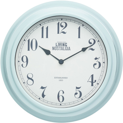 Zegar ścienny kuchenny Kitchen Craft miętowy LNCLOCKBLU