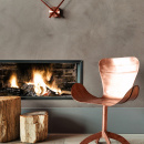 Zegar ścienny Little Big Time Karlsson miedziany KA5516