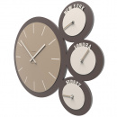 Zegar ścienny London CalleaDesign caffelatte 12-006-14