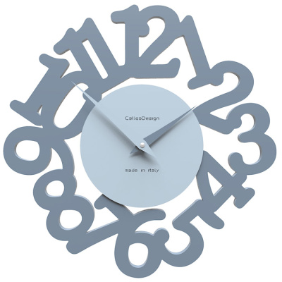 Zegar ścienny Mat CalleaDesign niebieski 10-009-44