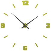 Zegar ścienny Michelangelo duży CalleaDesign cedrowy-zielony 10-306-51