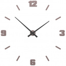 Zegar ścienny Michelangelo duży CalleaDesign szara śliwka 10-306-34