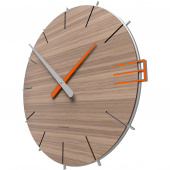 Zegar ścienny Mike CalleaDesign orzech włoski 10-019-85