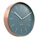 Zegar ścienny Minimal Karlsson niebieski KA5507BL