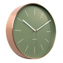 Zegar ścienny Minimal Karlsson zielony KA5507GR