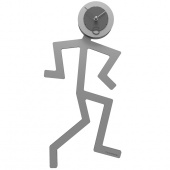 Zegar ścienny Mino CalleaDesign aluminium 10-012-2