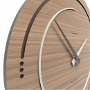 Zegar ścienny na dużą ścianę Sonar 46 cm CalleaDesign orzech włoski 10-134-85