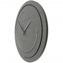 Zegar ścienny na dużą ścianę Sonar 46 cm CalleaDesign szary czeczot 10-134-84