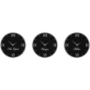 Zegar ścienny New York CalleaDesign czarny 12-003-5