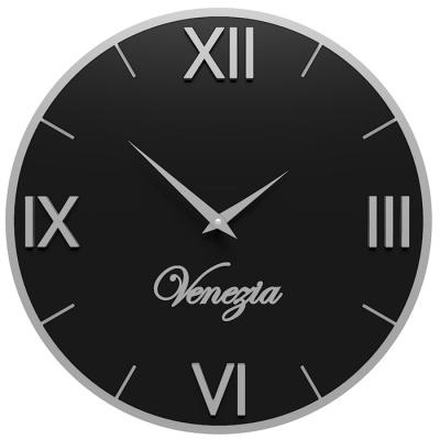 Zegar ścienny New York CalleaDesign czarny 12-003-5