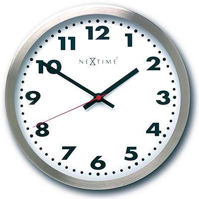 Zegar ścienny Nextime Arabic biały, 34 cm 2521