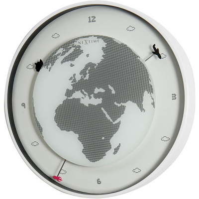 Zegar ścienny Nextime Around The World 2990