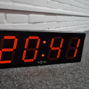 Zegar ścienny Nextime Big D czarny 3059