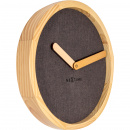 Zegar ścienny Nextime Calm 30 cm, brązowy 3155 BR
