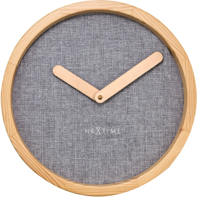 Zegar ścienny Nextime Calm 30 cm, szary 3155 GS
