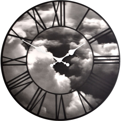 Zegar ścienny Nextime Clouds 3037