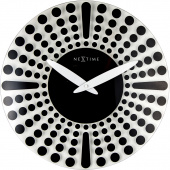 Zegar ścienny Nextime Dreamtime 43 cm, czarny 8182 ZW