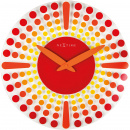 Zegar ścienny Nextime Dreamtime 43 cm, czerwony 8182 RO