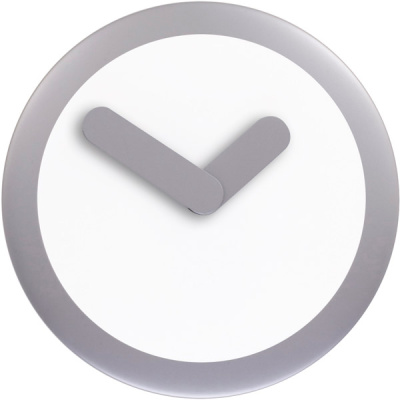 Zegar ścienny Nextime Focus srebrny 2615 ZI