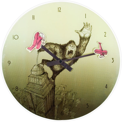 Zegar ścienny Nextime King Kong 8633